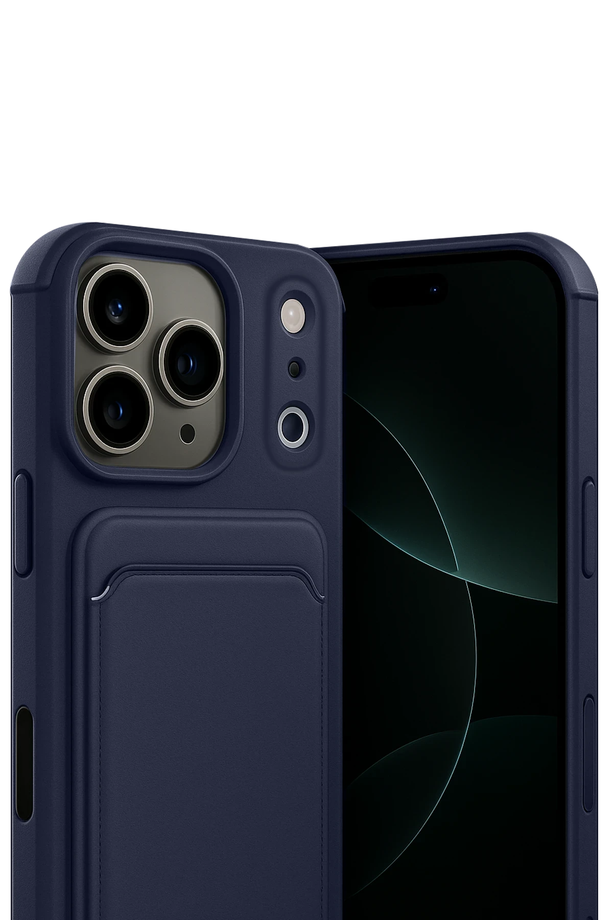 Apple iPhone 17 Pro Max Uyumlu Kartlıklı Kelvin Kapak