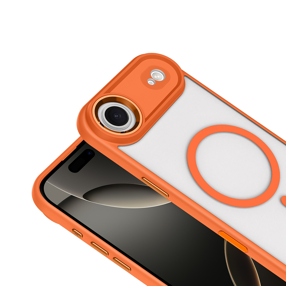 Apple iPhone 17 Air Uyumlu Magsafe Özellikli Krom Kapak