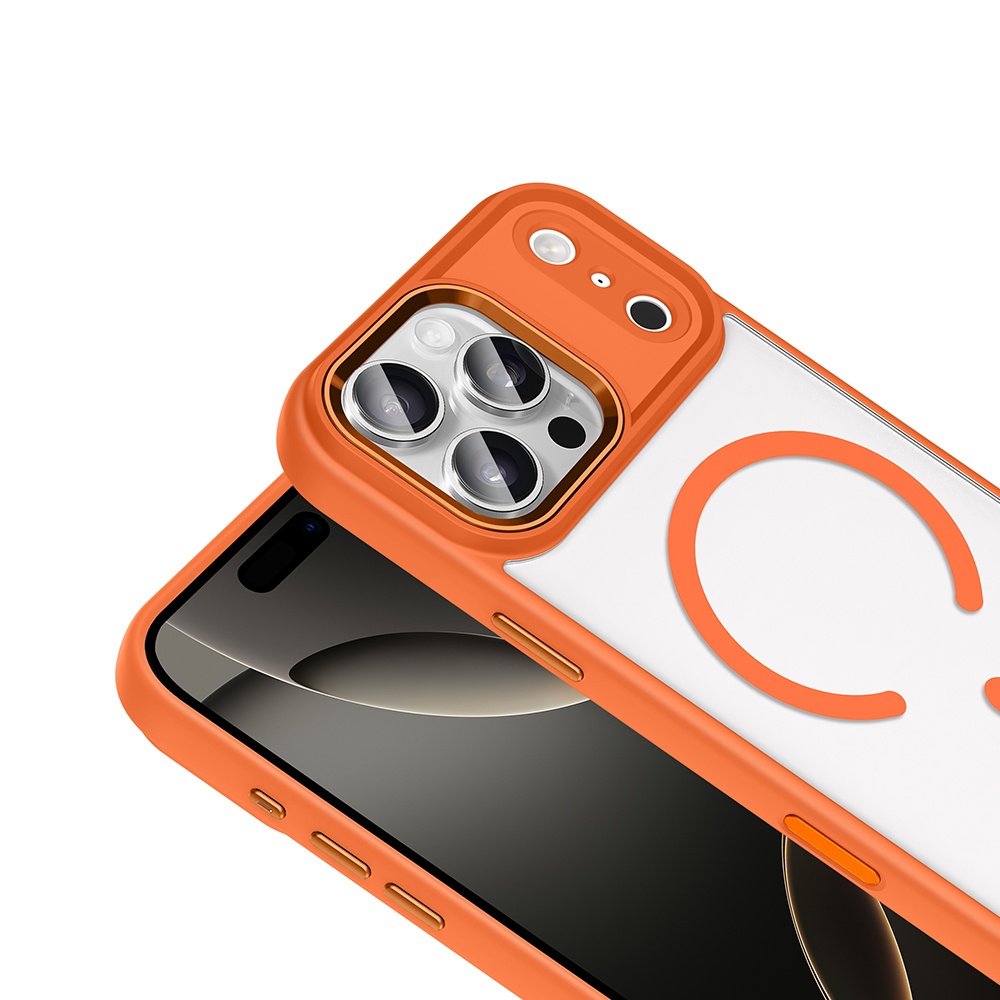 Apple iPhone 17 Pro Uyumlu Magsafe Özellikli Krom Kapak