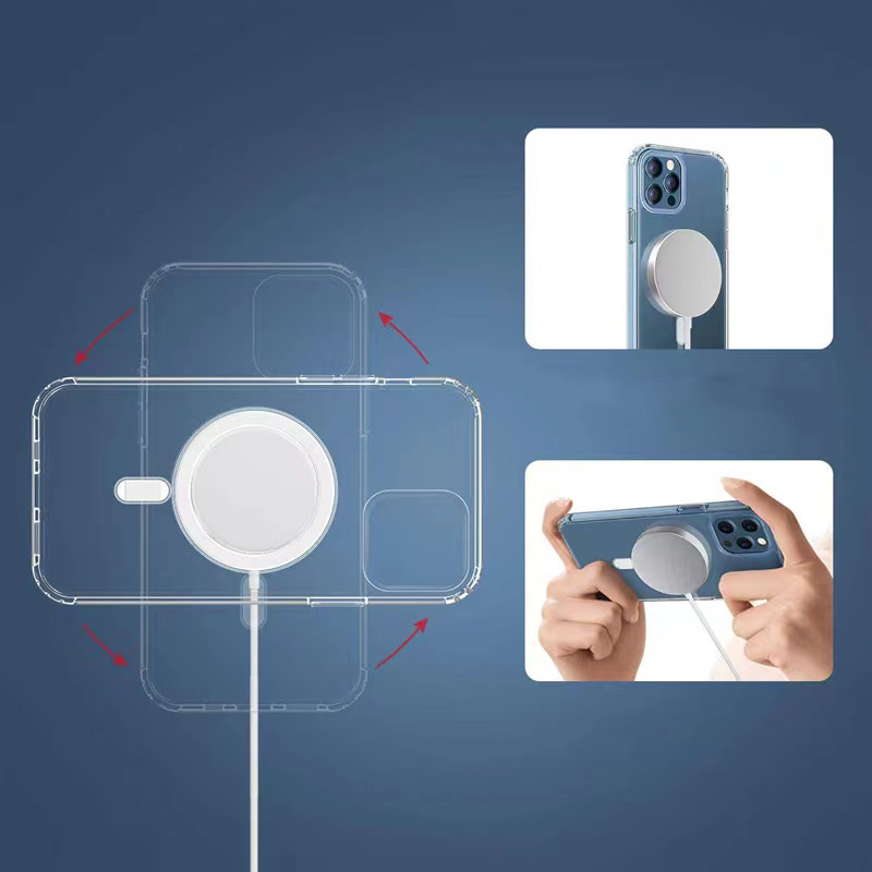 Apple iPhone 15 Uyumlu Magsafe Özellikli Embos Kapak