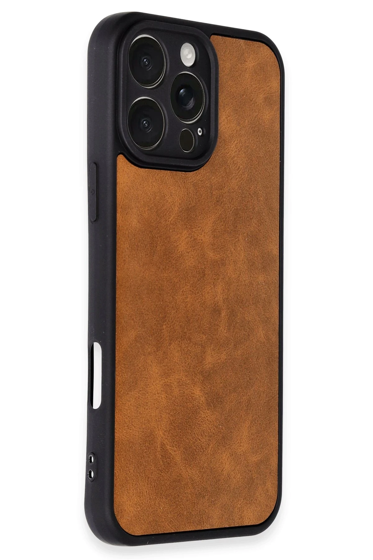 Apple iPhone 16 Pro Max Uyumlu Premium Suni Deri Aras Kapak