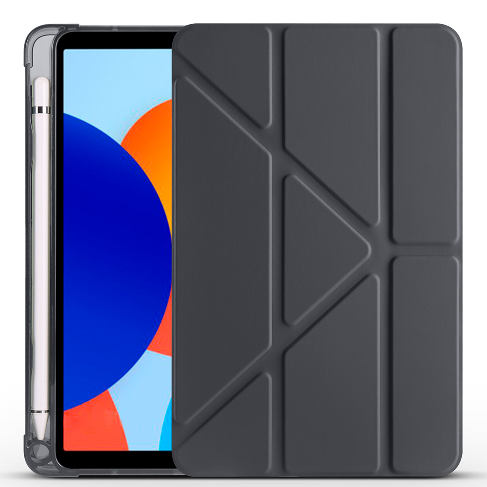 Xiaomi Redmi Pad SE 8.7 Uyumlu Tri Folding Kalem Bölmeli Standlı Kılıf