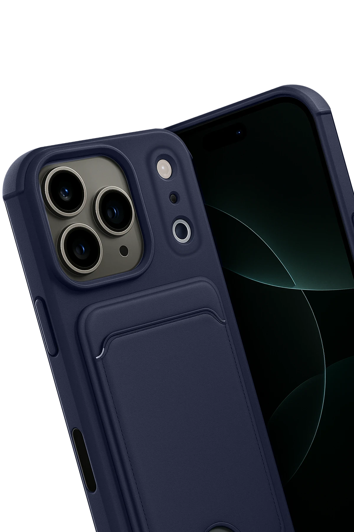 Apple iPhone 17 Pro Max Uyumlu Kartlıklı Kelvin Kapak