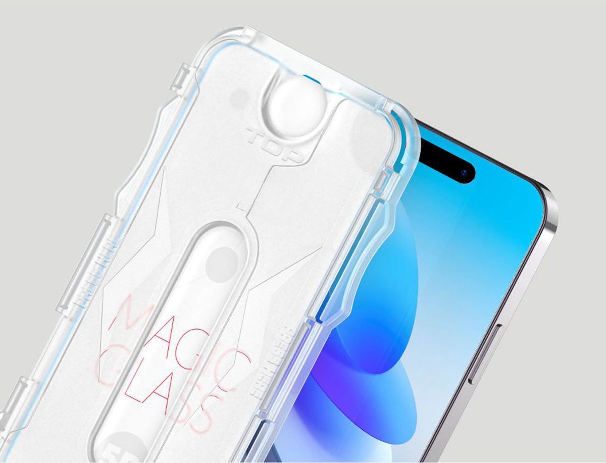 Apple iPhone 15 Plus Uyumlu Kolay Uygulama Aparatlı Premium Cam Ekran Koruyucu