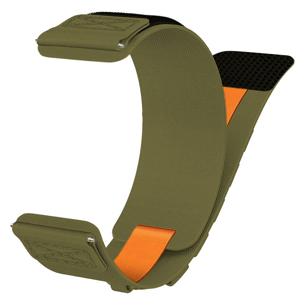 Amazfit Bip U Pro Uyumlu (20mm) Halat Görünümlü Kumaş Kordon-112