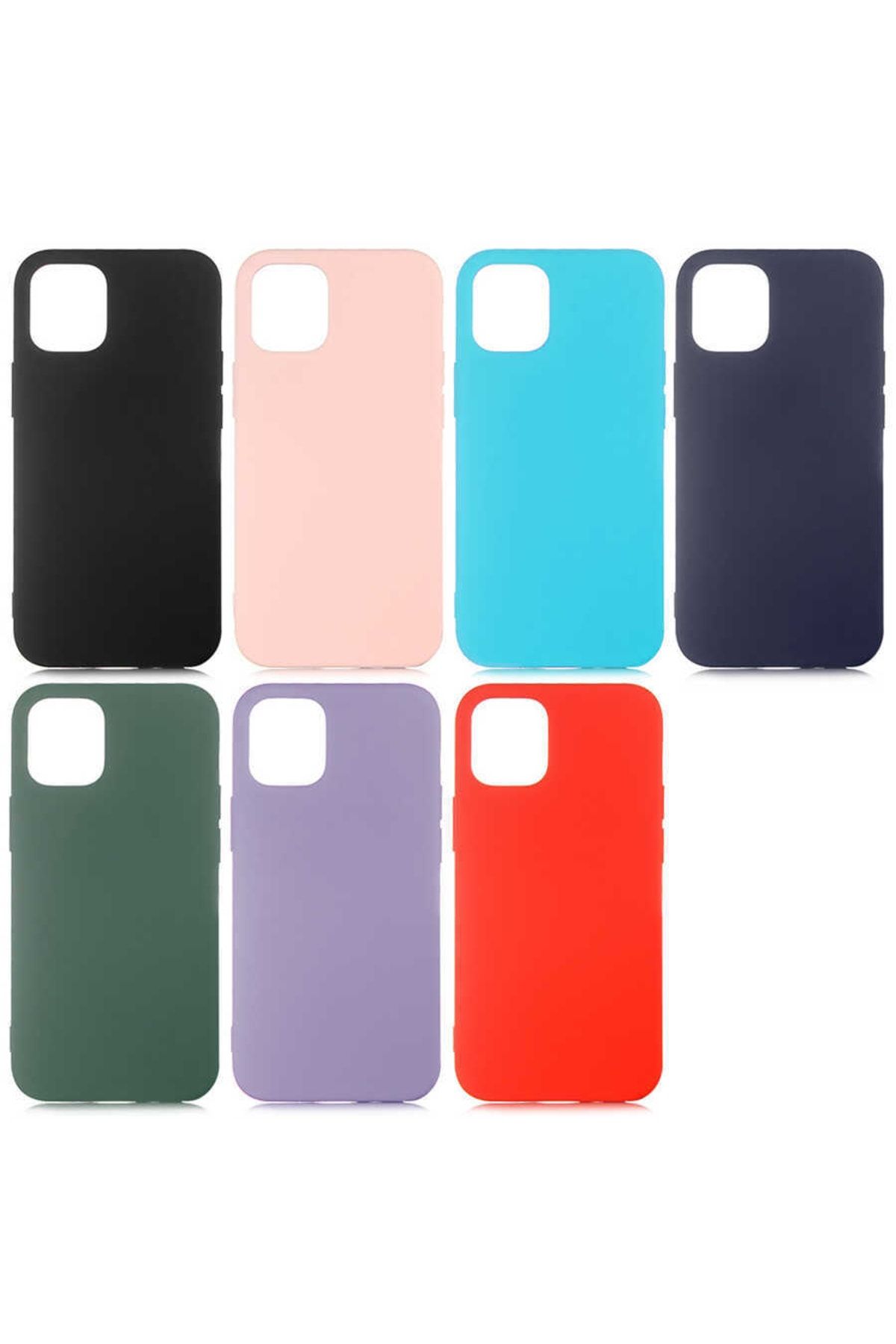 Apple Iphone 12 Mini Için Kadife Iç Yüzeyli Soft Lsr Lansman Silikon Kılıf Açık Pembe