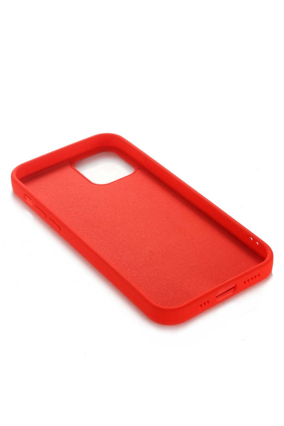 Apple Iphone 12 Pro Için Kadife Iç Yüzeyli Soft Lsr Lansman Silikon Kılıf Lacivert