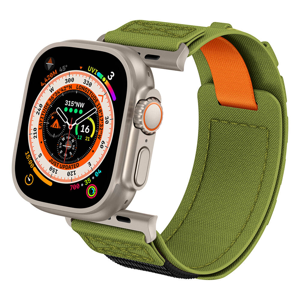 Apple Watch 5 (44mm) Uyumlu Hasır Kumaş Kordon-99