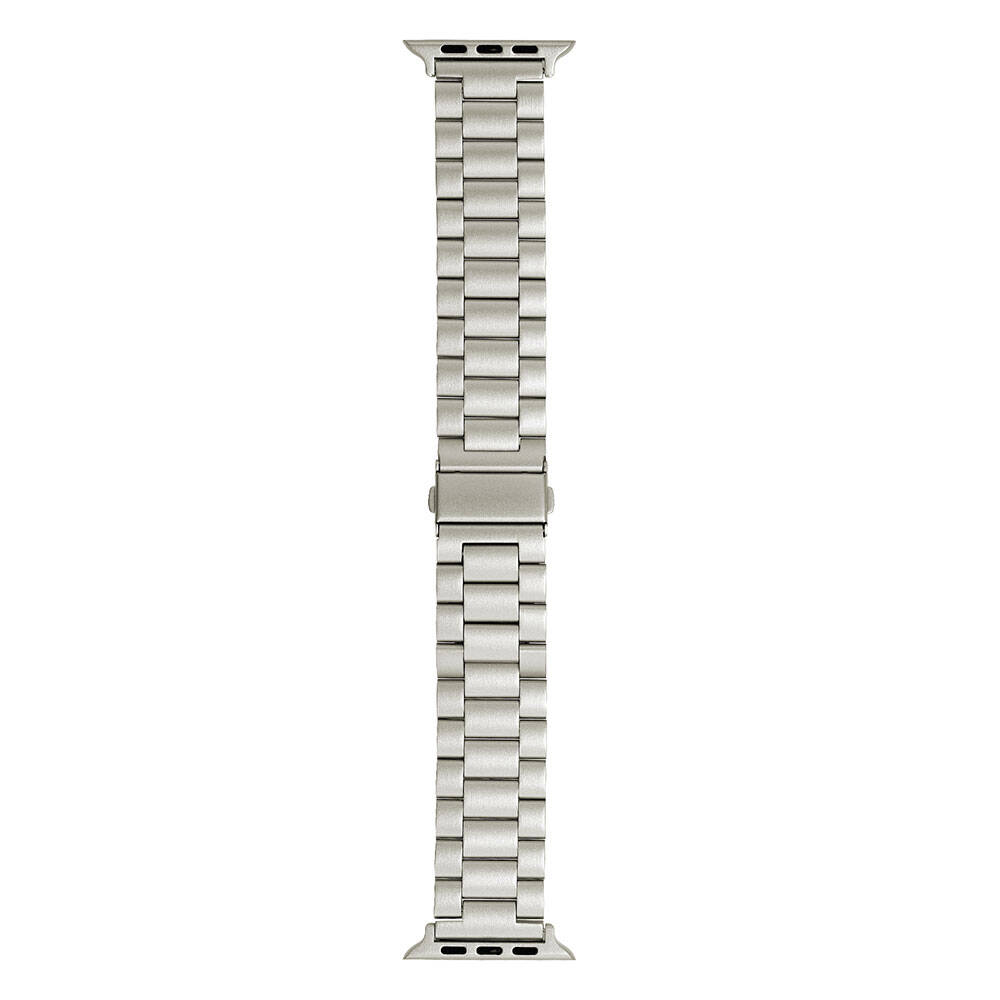 Apple Watch 9 (45mm) Uyumlu Ayarlanır Metal Kordon-93