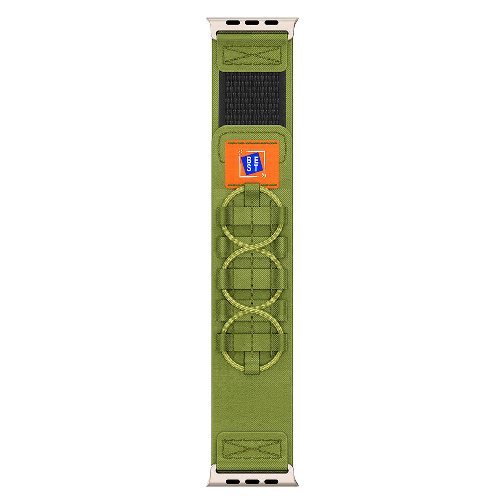 Apple Watch Ultra 2 (49mm) Uyumlu Hasır Kumaş Kordon-99