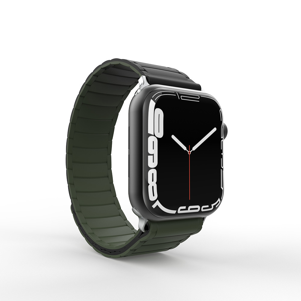 Apple Watch Ultra (49mm) Uyumlu Manyetik Silikon Kordon-122