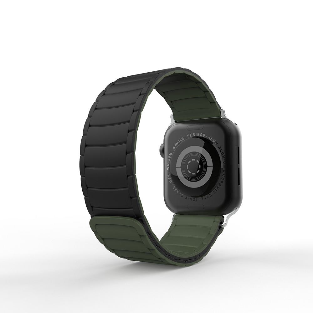 Apple Watch Ultra (49mm) Uyumlu Manyetik Silikon Kordon-122