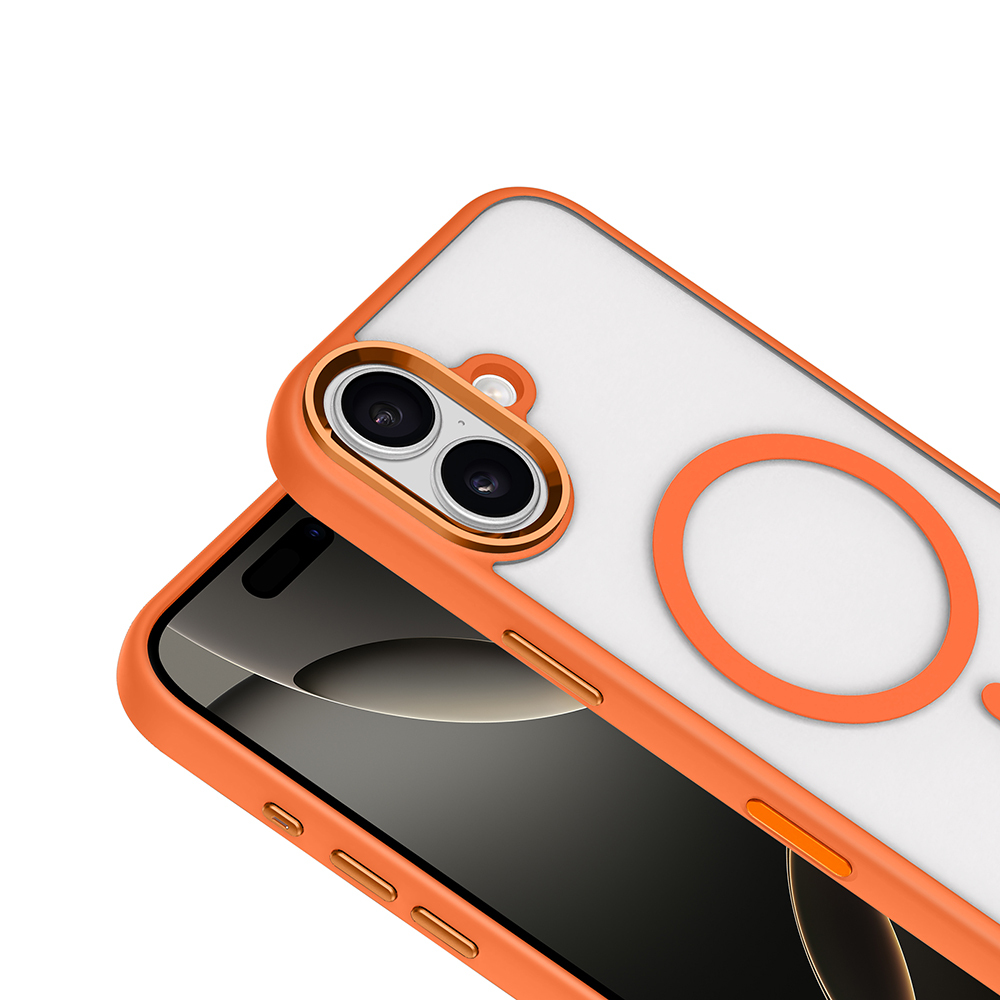 Apple iPhone 17 Uyumlu Magsafe Özellikli Krom Kapak