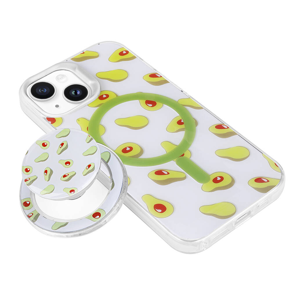 Apple iPhone 15 Uyumlu Magsafe Özellikli Tak çıkar soketli TikTok Kapak