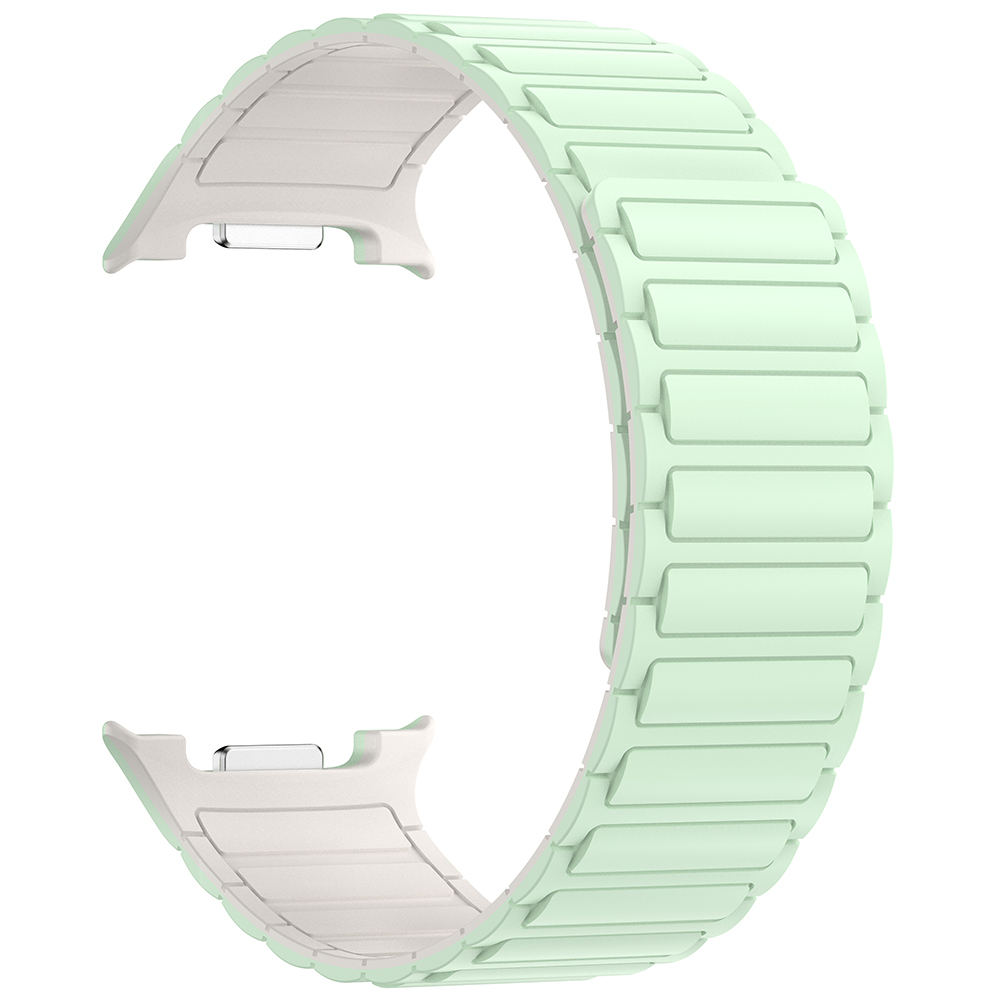 Galaxy Watch 8 (44mm) Uyumlu İki Renkli Silikon Kordon-146