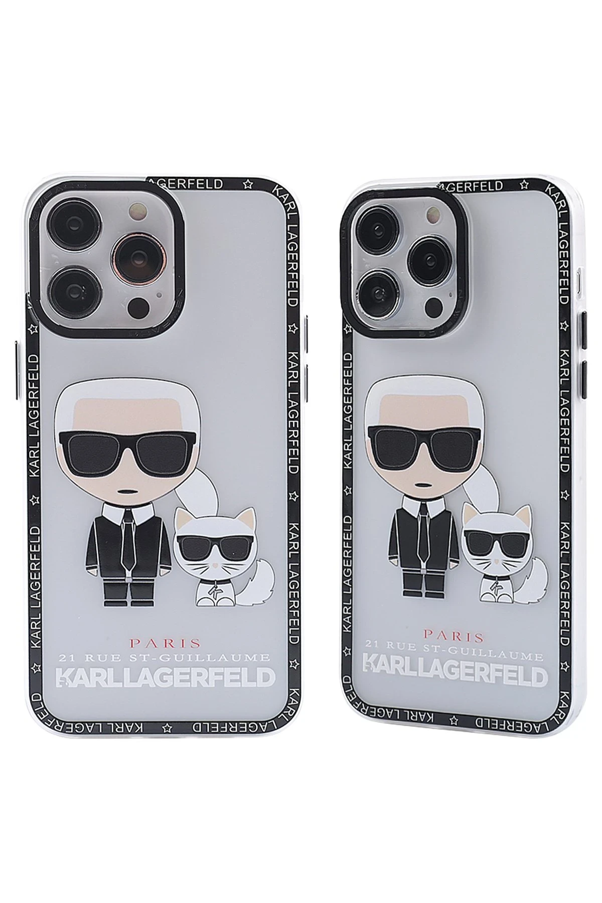 Apple iPhone 13 Pro Max Uyumlu Desenli Prada Kapak