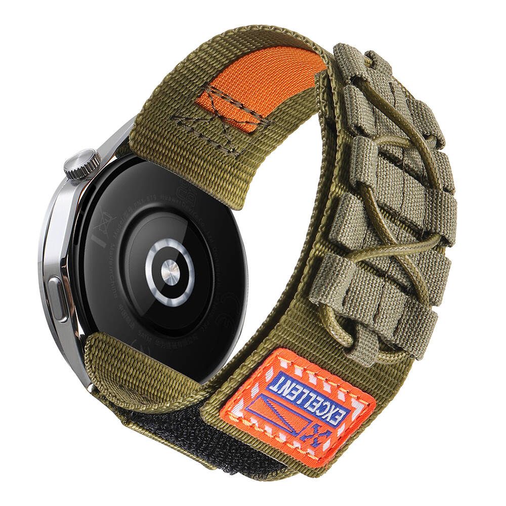 Huawei Watch GT3 Pro (46mm) Uyumlu (22mm) Halat Görünümlü Kumaş Kordon-112