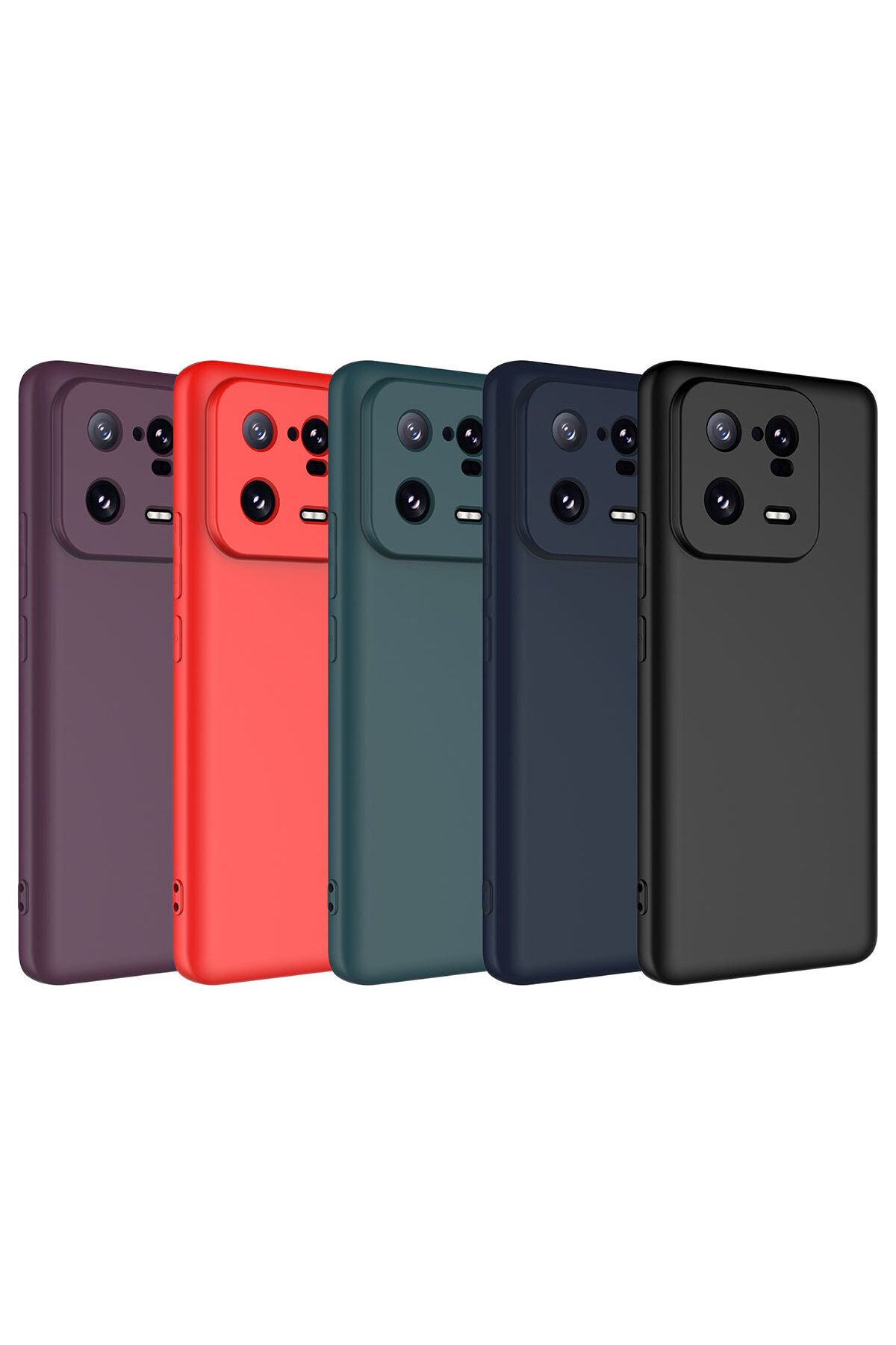 Xiaomi Mi 13 Pro için Kamera Korumalı Mara Lansman Kapak Lacivert