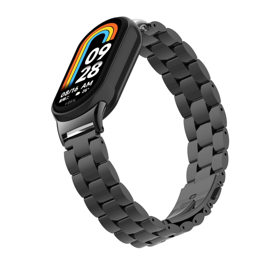 Xiaomi Mi Band 8 Uyumlu Klasik Metal Kordon-04