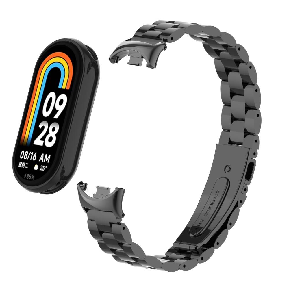 Xiaomi Mi Band 8 Uyumlu Klasik Metal Kordon-04